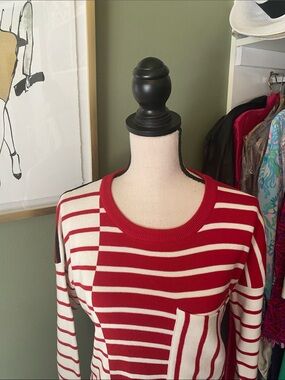 Chic and festive CAbi sweater